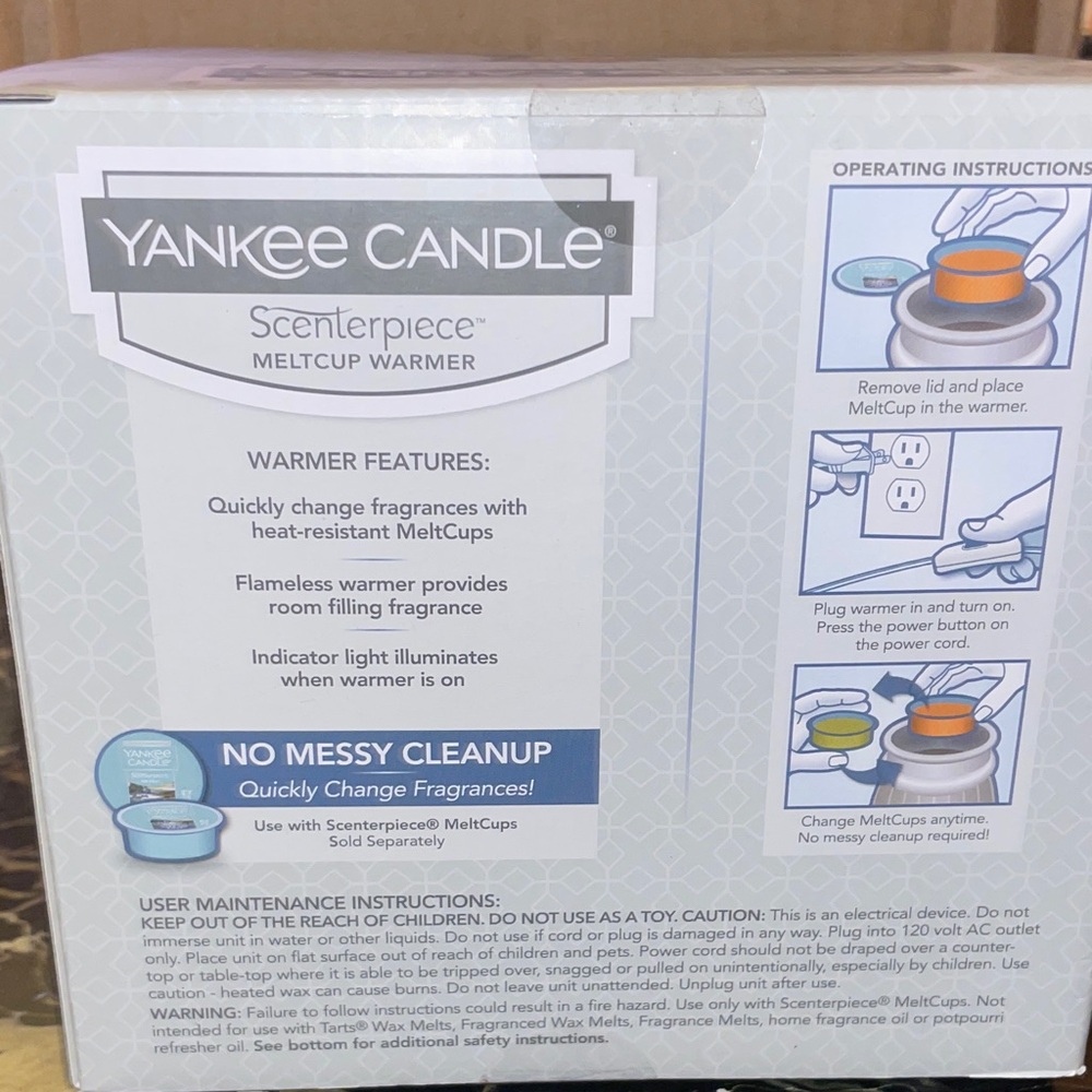 Yankee Candle Scenterpiece with (2) Magical Bright Lights meltcups (NIB) - Picture 3 of 4